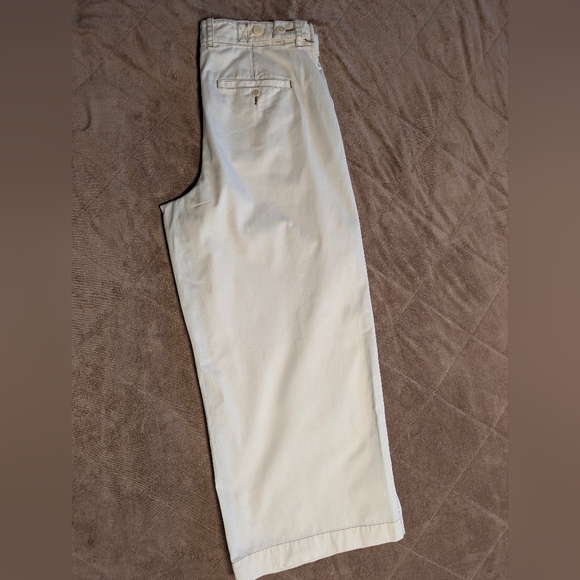 Madewell Button-Tab Wide-Leg Pants - Size 14 - Picture 14 of 14